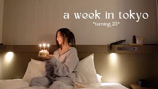 【Japan vlog】Birthday week in Tokyo 🇯🇵 Hidden gems beauty amp skincare haul new hair ✨ [upl. by Llenrod]