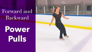 How To Do Power Pulls in Ice Skates  Figure Skating Tutorial [upl. by Larrisa345]