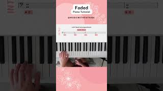 Faded Alan Walker  Easy Piano Tutorial Part 3 pianotutorial christianmusic christianpiano [upl. by Warfeld]