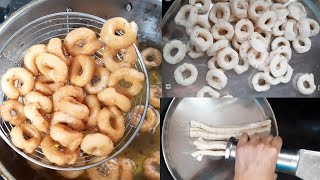 Sweet shop style chakodi recipe  in telugu  using murukku maker [upl. by Onilatac240]