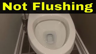 Toilet Not Flushing Properly But Not CloggedEasy Fix [upl. by Namwob]