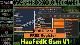 HAAFEDK GSM UNLOCK TOOL 2024 QUALCOMM MTK NEW SECURITY UNLOCK TOOLSAMSUNG FRP UNLOCK TOOL 2024 [upl. by Itnuahsa]