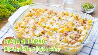 Pasta Al Forno Mortadella e Pistacchio  Ricetta Pasta Cremosa Facile e Veloce  55Winston55 [upl. by Erdnoed]