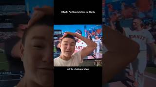 Diamondbacks Fan Reacts to loss vs Giants 9524 [upl. by Yelkcub173]