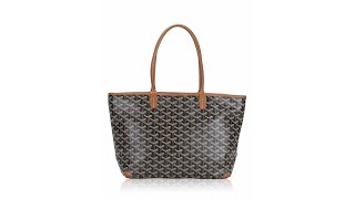 Goyard Goyardine Artois PM Black Gold [upl. by Nyasuh876]