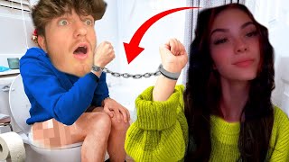 HANDCUFFED to My GIRLFRIEND for 24 HOURS [upl. by Fendig]