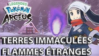 Les FLAMME ETRANGE de la TERRE IMMACULÉE  LÉGENDES POKÉMON ARCEUS [upl. by Inek]