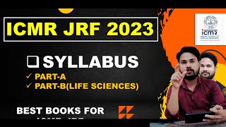 ICMR JRF SYLLABUS ICMR JRF LIFE SCIENCES  BEST BOOKS FOR ICMR JRF ICMRJRF 2023  icmrjrf [upl. by Espy82]