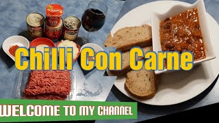 CHILLI CON CARNE MEXICAN RECIPE❤lizasfergie vlogs [upl. by Ahsyas640]