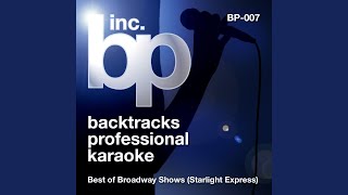 A Lotta Locomotion Karaoke Instrumental Track In the Style of Starlight Express [upl. by Asihtal499]