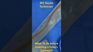 What To do before inserting a Foleys Catheter [upl. by Ranit]