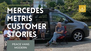 Mercedes Metris Camper Van Customer Story  The Kruse Family [upl. by Koblick8]