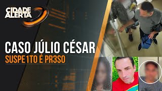 CASO JÚLIO CÉSAR ASSASSINO É PRESO NO ESTADO DE GOIÁS CINCO MESES APÓS O CRIME [upl. by Alisen]