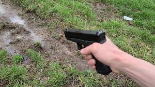 Shooting a glock 19 gen 5 into water [upl. by Borszcz467]