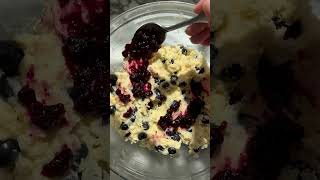 springy blueberry muffin cookies with crumble topping blueberrymuffins cookies easybaking [upl. by Ityak]