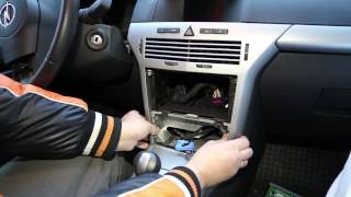 Opel Astra H разбираем панель приборов How to disassemble the dashboard Opel Astra H [upl. by Sigsmond]