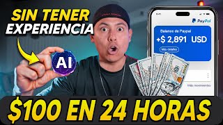 Como GANAR DINERO Copiando y Pegando Con Inteligencia Artificial 100 DOLARES DIARIOS Por Internet [upl. by Eohce504]