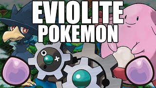 Eviolite Pokemon Guide Movesets for EvioliteNot fully Evolved Pokemon [upl. by Annay]