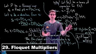 Floquet Multipliers  Dynamical Systems  Lecture 29 [upl. by Ettevram994]