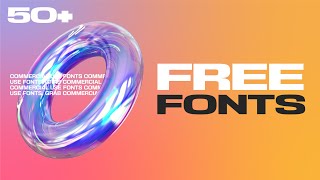 50 MINDBLOWING FONTS Free For Commercial Use [upl. by Eenel337]