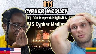 REACTION TO BTS  Cypher Medley ft Supreme Boi live in Seoul 2017  FIRST TIME WATCHING [upl. by Arni]