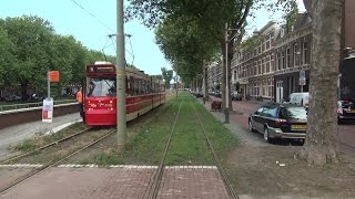 HTM tramlijn 11 Station Hollands Spoor  Scheveningen Haven  GTL8 3043 [upl. by Brandwein684]