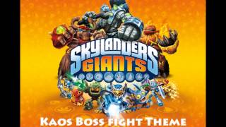 Skylander Giants  Final Boss Fight Music Bringing Order to Kaos theme [upl. by Anwaf]