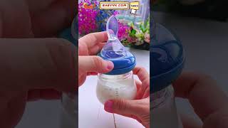 Looking for a Versatile Feeding Tool Try the Newborn Bottle with Spoon and Nipple baby newborn [upl. by Sixla]