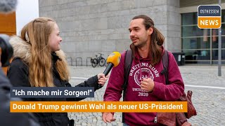 FULDA quotIch mache mir Sorgenquot  Donald Trump gewinnt Wahl als neuer USPräsident [upl. by Enra380]