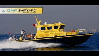 Izmir Shipyard AS  HDPE Patrol Boat IZ1600 [upl. by Heidy]