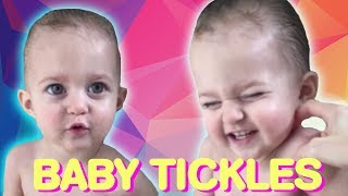 Baby Tickles  Cute Babies Being Tickled Compilation [upl. by Ainnek]