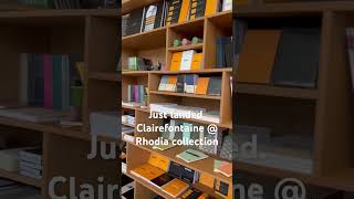 New Clairefontaine and Rhodia notebook collection  limited quantity shopping backtoschool [upl. by Pozzy204]