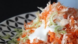 Comment réaliser une salade coleslaw au Bamix [upl. by Sinnelg213]