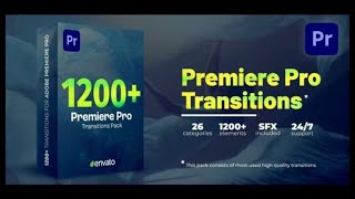 1200 Premiere Pro Transitions  Easy to Use  Fast Render Easy Apply [upl. by Les555]