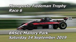 Monoposto Tiedeman Trophy 2019  BRSCC  Mallory Park 14 September [upl. by Tewell]