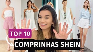 COMPRINHAS SHEIN TOP 10 das melhores compras SHEIN [upl. by Anselm]