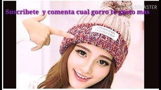 50 estilos de GORROS TEJIDOS moda OTOÑO  INVIERNO 2018 ❤️ ❤️ ❤️ [upl. by Torto648]