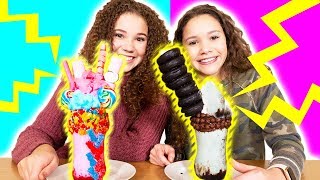 Haschak Sister vs Haschak Sister ULTIMATE Milkshake Challenge [upl. by Osugi]