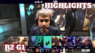 RGE vs MAD  Game 1 Highlights  Round 2 LEC 2021 Summer Playoffs  Rogue vs Mad Lions G1 [upl. by Anrak]