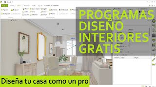 📐PROGRAMAS de DISEÑO de INTERIORES GRATIS Los 9 mejores [upl. by Euqinad]