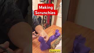 Making Scrunchies craftynurse craftideas [upl. by Ttocserp]