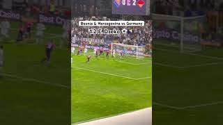 Bosnia amp Herzegovina vs Germany E Dzeko ⚽️🇧🇦 football goal germany bosnia dzeko [upl. by Lerred]