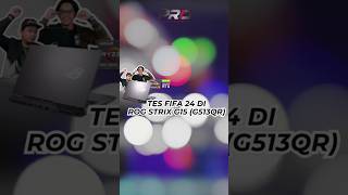 Tes Fifa 24 di ASUS ROG Strix G15 G513QR Ryzen 7 5800H RTX 3070 156quot 100 sRGB 321TB [upl. by Niboc]