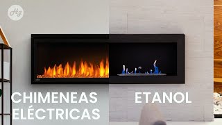 Chimeneas Eléctricas vs Chimeneas de Etanol Diferencias Principales [upl. by Renie]