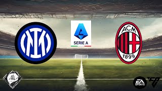 Inter de Milão x Milan  5 rodada Série A  Campeonato Italiano  2425  EA FC [upl. by Fancie]