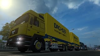 ETS 2 v126 MAN F2000 DACHSER BDF V1  SOUND [upl. by Bara]