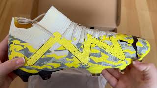 PUMA Future Ultimate FGAG Voltage  Sedate GrayAsphaltYellow Blaze [upl. by Ahtar]