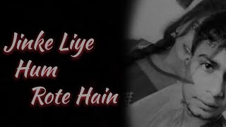 Jinke Liye Hum Rote Hain  Sad Music Mp3 nehakakkar [upl. by Catima]