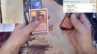 Magic the Gathering Ebay Random Buy MTG Unboxing part 10 Saran wrap bricks [upl. by Mckeon788]