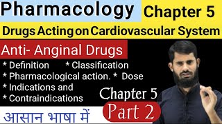 Antianginal Drugs  Classification  Indication Contraindications Doses Antiangunaldrugs [upl. by Ajna]